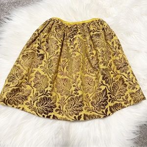 Peek Gold/Yellow Jacquard Skirt